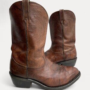 Durango TR753 Brown Leather Western Cowboy Boots Men's 10.5 EE Wide